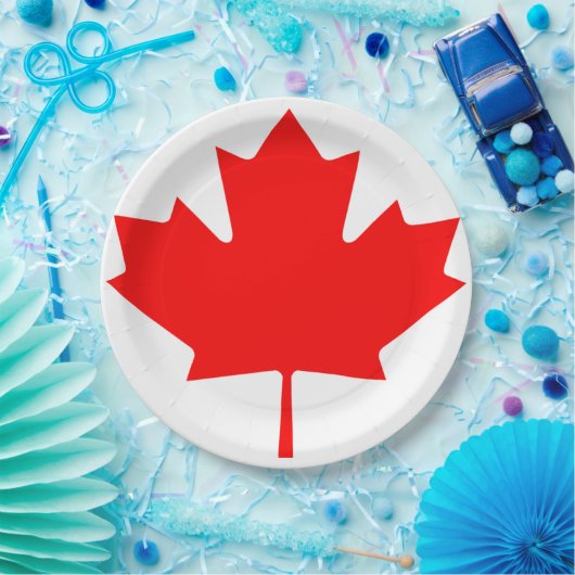 Kanada Day Pride Set von 8 Tellern Pappteller (Party)