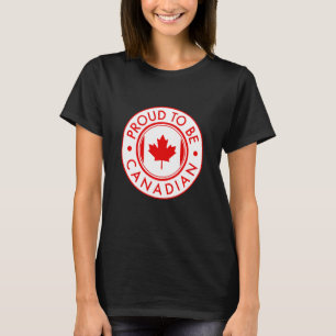 Kanada Day Proud Kanadian Team Canada Flag Mapa T-Shirt