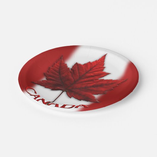 Kanada Day Teller Kanada Mapsleaf Paper Teller (Schrägansicht)