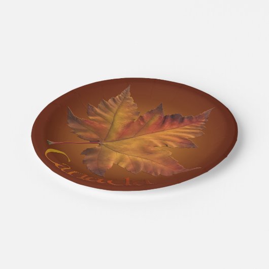 Kanada Day Teller Kanada Mapsleaf Paper Teller (Schrägansicht)