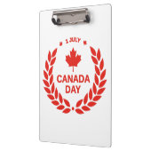 Kanada Day Wreath Clipboard Klemmbrett (Links)
