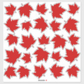 Kanada Decals Decal-Sticker für das Ahornleaf-Fens Aufkleber (Blatt)