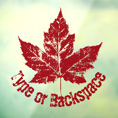 Kanada deklariert Cooles kanadisches Fensterdekor Fensteraufkleber (Blatt 3)