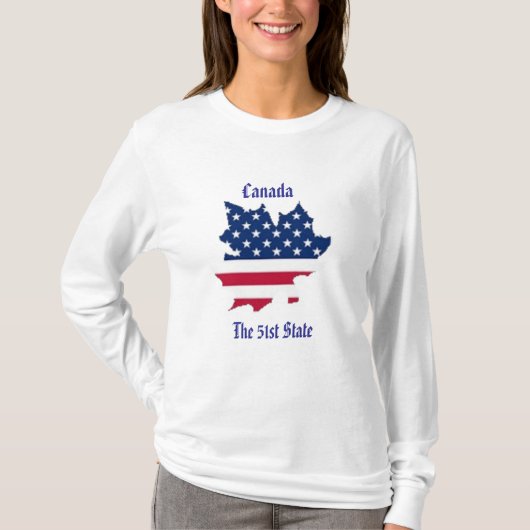Kanada Der 51. Staat T-Shirt (Vorderseite)