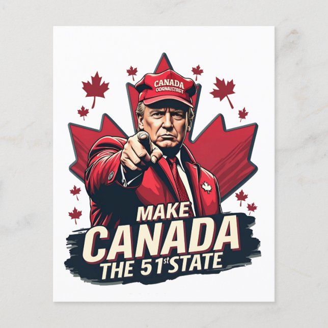 Kanada der 51. Staat Trump Kanadier (Vorderseite)