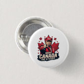Kanada der 51. Staat Trump Kanadier Button (Vorne & Hinten)
