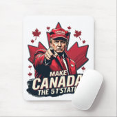 Kanada der 51. Staat Trump Kanadier Mousepad (Mit Mouse)