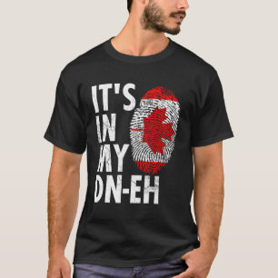 Kanada Dna Dn-Eh Vintage Flaggenleaf Ahornkapult M T-Shirt