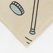 Kanada Doodles Fleecedecke (Ecke)