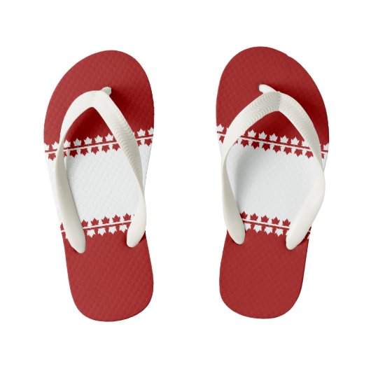 Kanada Drehe Flop Sandals Kid's Canada Shoes Kinderbadesandalen (Fußbett)
