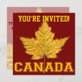 Kanada Einladungen Personalisieren von Varsity Can (Vorne/Hinten)