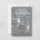 Kanada Einladungen Personalisiert Canada Gänse UAW (Rückseite)