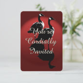 Kanada Einladungen Personalisiert Canada Gänse UAW (Stehend Vorderseite)