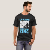 Kanada Eisangeln König T-Shirt (Vorne ganz)