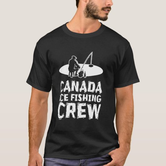 Kanada Eisangler-Crew T-Shirt (Vorderseite)