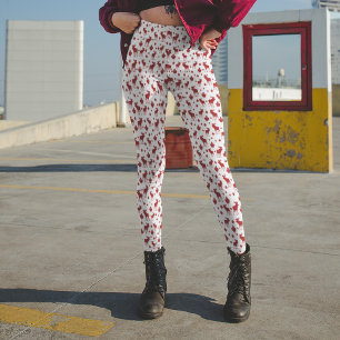 Kanada-Elche und Ahorn-Blatt-Leggings Leggings