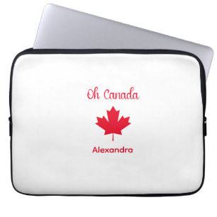 Kanada Elegant Red Maple Leaf Laptopschutzhülle