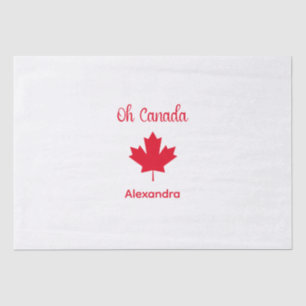 Kanada Elegant Red Maple Leaf Seidenpapier