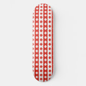 Kanada | Elegant Red Maple Leaf Skateboard (Vorderseite)