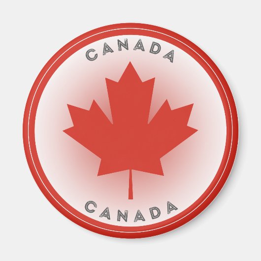 Kanada-Erbe-Emblem Magnet (Vorne)