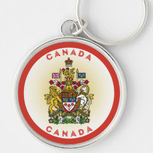 Kanada-Erbe-Emblem Schlüsselanhänger