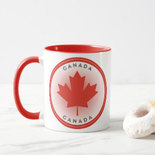 Kanada-Erbe-Emblem Tasse