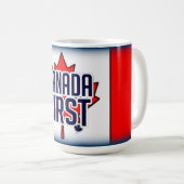 KANADA ERSTE MARINE BLAU KAFFEETASSE (VorderseiteRechts)