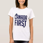 KANADA ERSTE MARINE BLAU T-Shirt (Vorderseite)