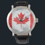 Kanada - Fahne Vintag 2 Armbanduhr<br><div class="desc">Kanada Flag Vintag. Design ist auf anderen Produkten erhältlich.</div>