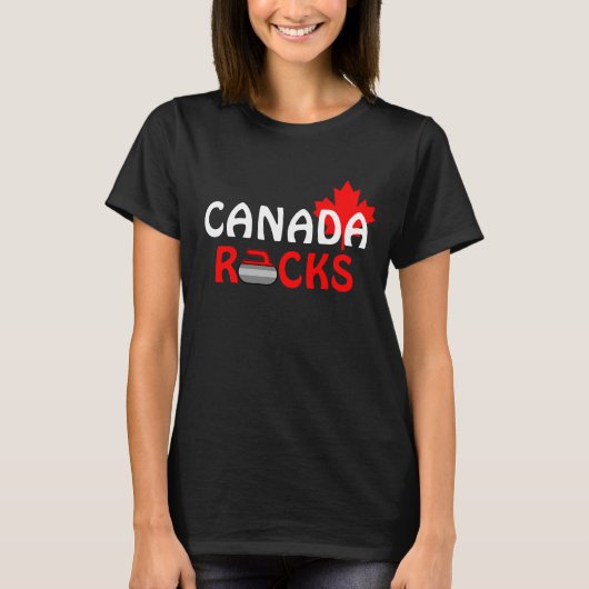 Kanada-Felsen - kräuselnd T-Shirt (Vorderseite)