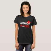 Kanada-Felsen - kräuselnd T-Shirt (Vorne ganz)
