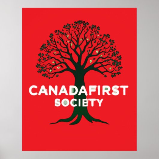 KANADA FIRST GESELLSCHAFT POSTER (Vorne)