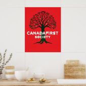KANADA FIRST GESELLSCHAFT POSTER (Küche)