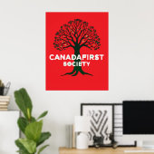 KANADA FIRST GESELLSCHAFT POSTER (Heimbüro)