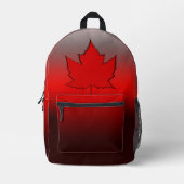 Kanada Flag Backpacks Canada Mapsleaf Flaggen Bedruckter Rucksack (Vorderseite)