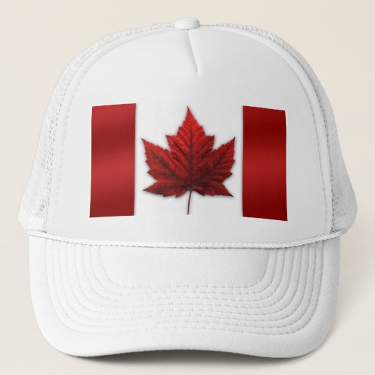 Kanada Flag Cap Trucker Hat Canada Souvenir Cap Truckerkappe (Vorderseite)