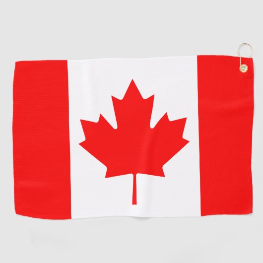 Kanada Flag Golf Handtuch (Horizontal)