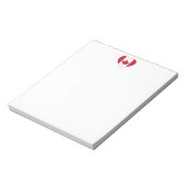 Kanada Flag Heft Notepad Notizblock (Rotiert)