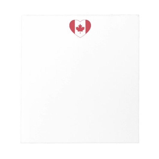 Kanada Flag Heft Notepad Notizblock (Vorderseite)