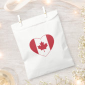 Kanada Flag Herz-Fvor-Flaggen Geschenktütchen (Ausgeschnitten)
