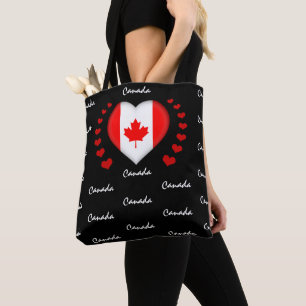 Kanada Flag & Herz, kanadische Flag-Mode /Sport Tasche