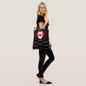 Kanada Flag & Herz, kanadische Flag-Mode /Sport Tasche (Am Model)