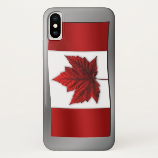 Kanada Flag iPhone Case Custom Canada Hüllen (Rückseite)