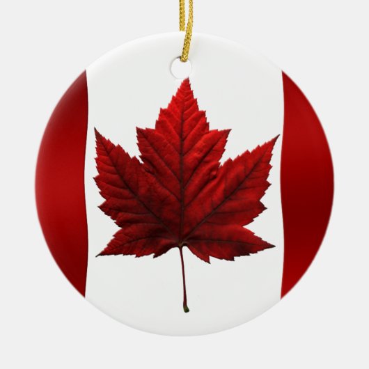 Kanada Flag Ornament Souvenirs & Kanada Geschenke (Vorne)