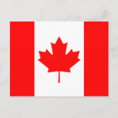 Kanada Flag Postkarte (Vorderseite)