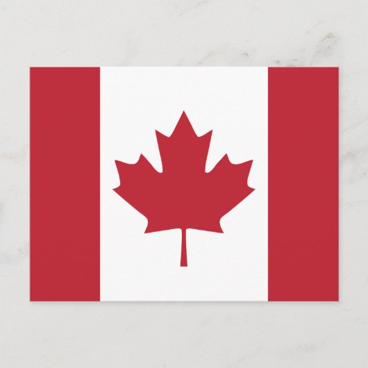 Kanada Flag Postkarte (Vorderseite)