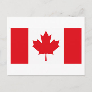 Kanada Flag Postkarte