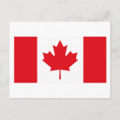Kanada Flag Postkarte (Vorderseite)