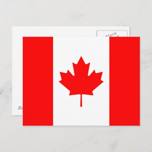 Kanada Flag Postkarte (Vorne/Hinten)