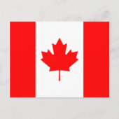Kanada Flag Postkarte (Vorderseite)